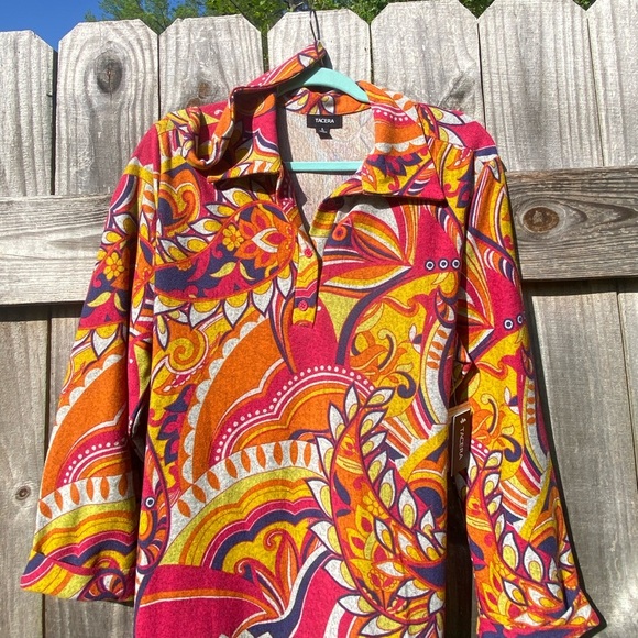Tacera Sweater Dress Vibrant Multicolor Dress NWT Sz L - Picture 2 of 11